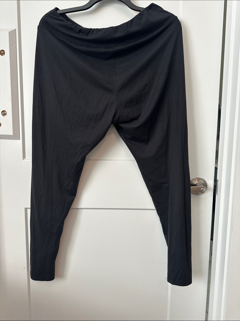 LuLaRoe Black Leggings with Relaxed Drop-Crotch Fit